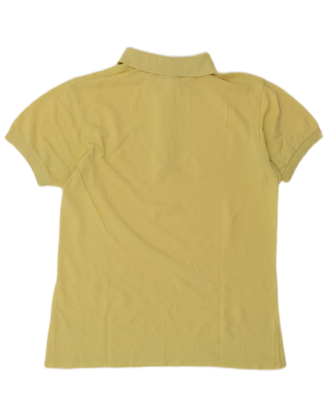 Lacoste Dame Polo Shirt Størrelse 40 Medium Gul Bomuld