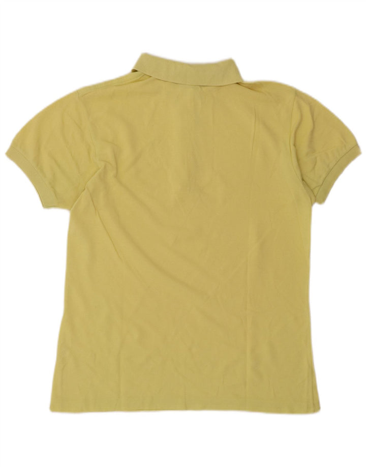 Lacoste Dame Polo Shirt Størrelse 40 Medium Gul Bomuld