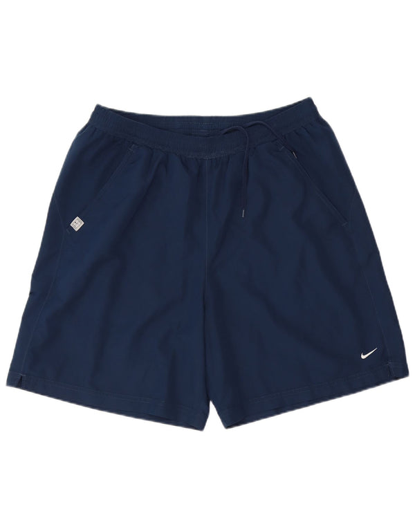 Nike Herre Dri Fit Sportshorts Medium Navyblå Polyester