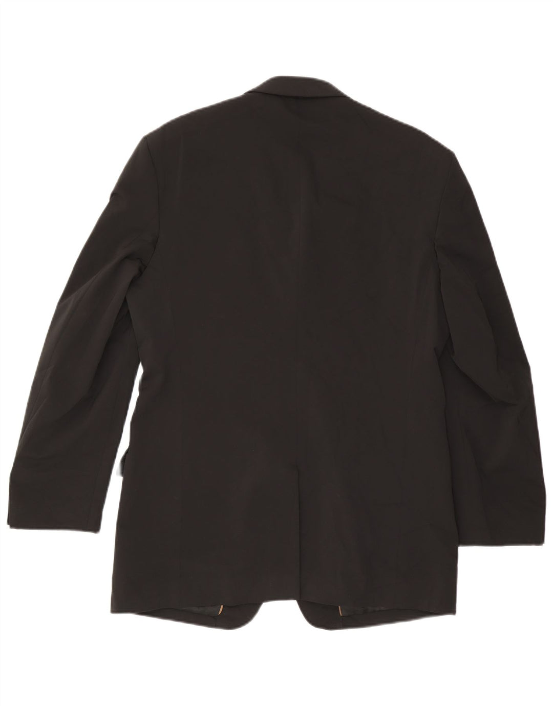 Zara Herre 3-knaps blazerjakke EU 52 Stor sort polyester