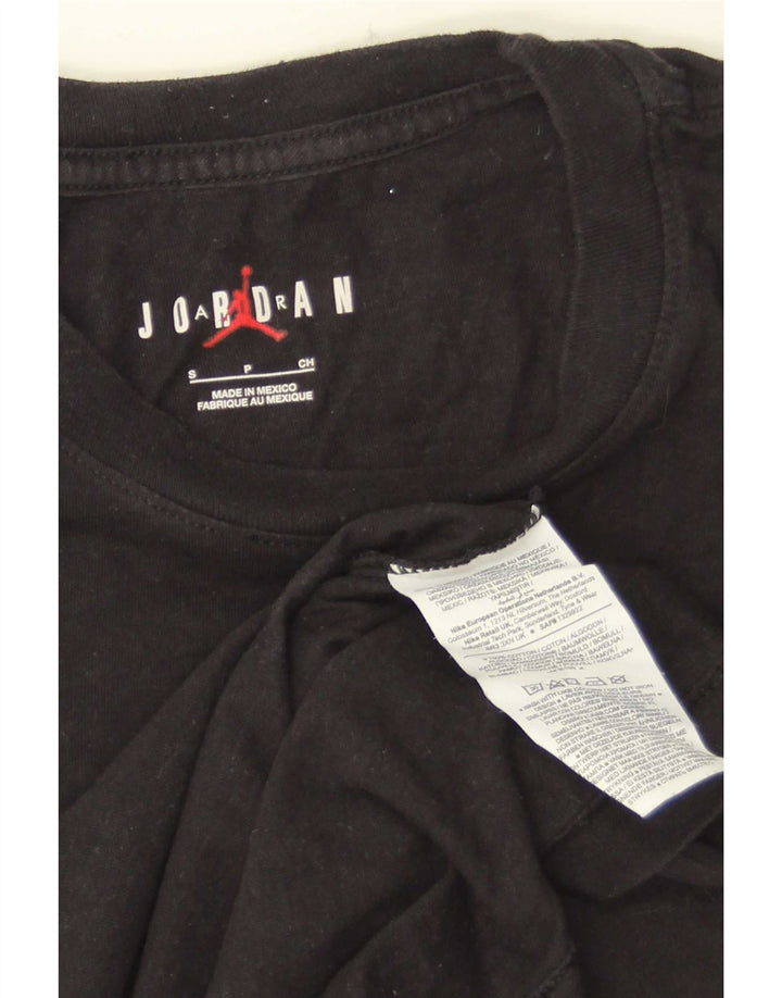 Jordan Herre grafisk T-shirt top lille sort bomuld