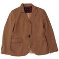 Zara Dame 1 Knap Blazer Jacket UK 18 XL Beige