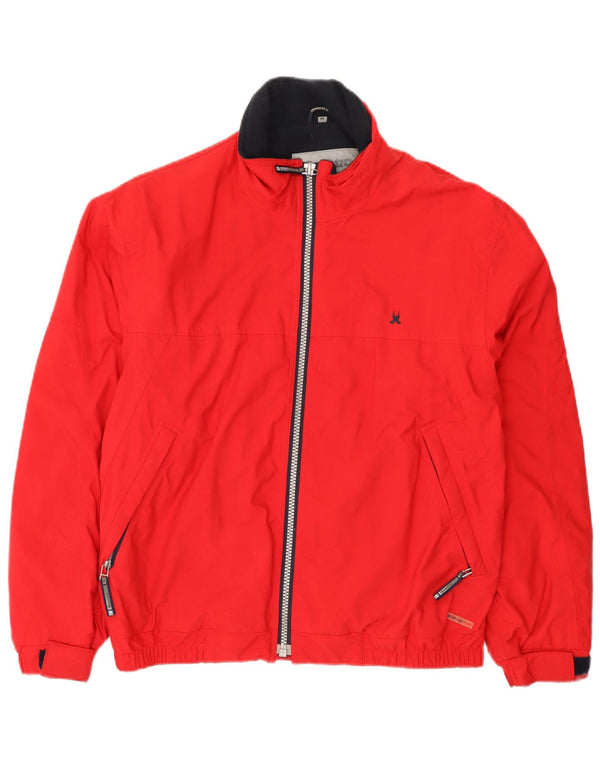 Gaastra Herre Windbreaker Jacket UK 38 Medium Rød Nylon