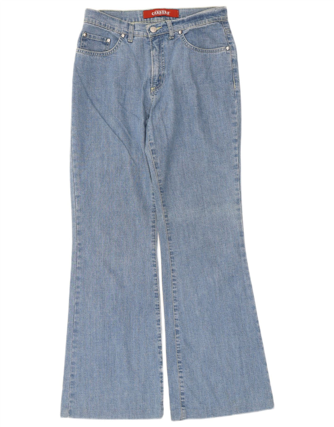 Carrera Dame Flared Jeans W29 L29 Blå Bomuld