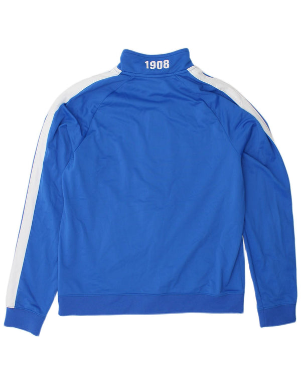 Nike Grafisk træningsdragt til mænd, topjakke, stor blå farveblok polyester