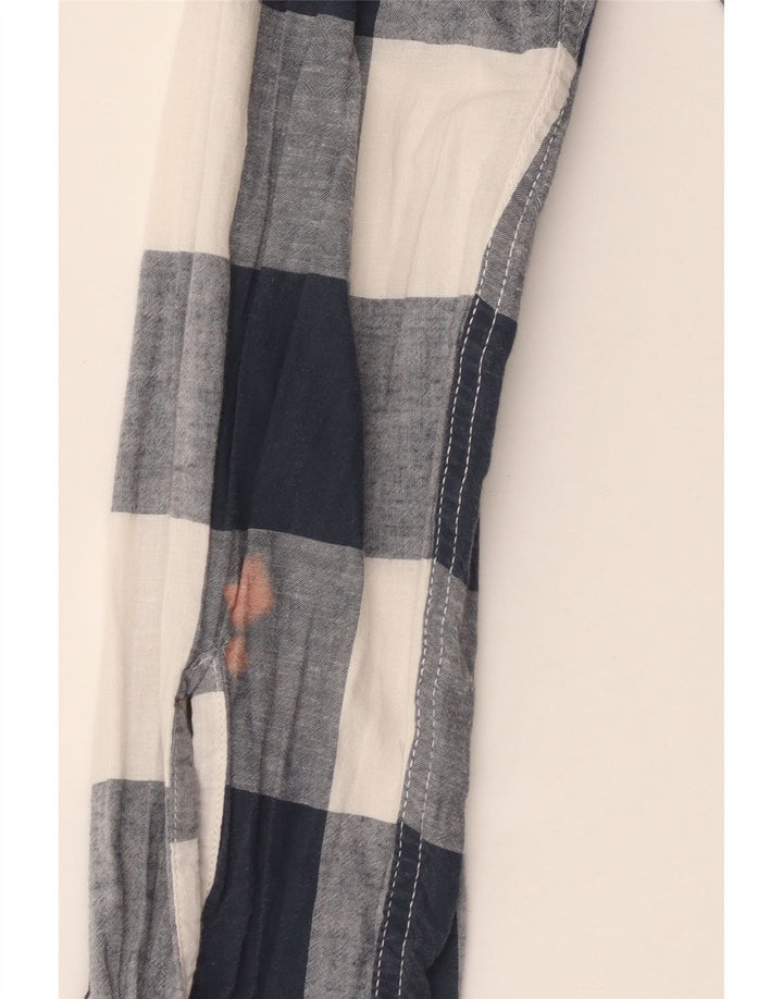 LEVI'S Herreskjorte Stor marineblå ternet bomuld