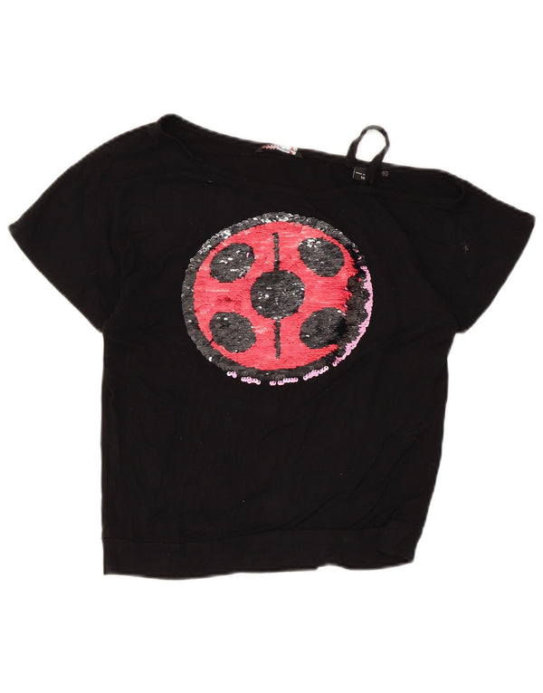 Guess Girls One Shoulder Top 9-10 år Sort