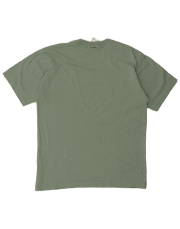 Adidas grafisk T-shirt top mellem grøn bomuld til mænd
