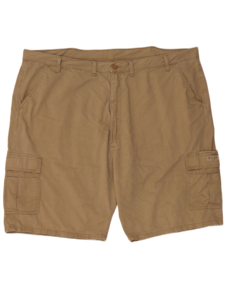 Wrangler Herre Cargo Shorts W46 3XL Beige Bomuld