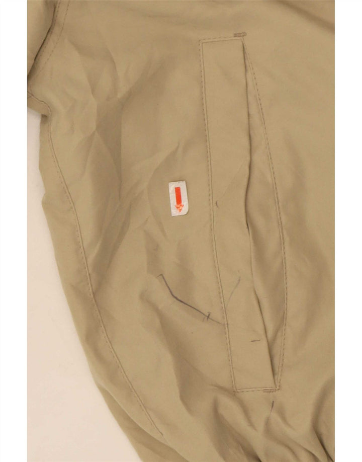 Marks & Spencer Herre Loose Fit Bomber Jacket UK 38 Medium Beige Polyester