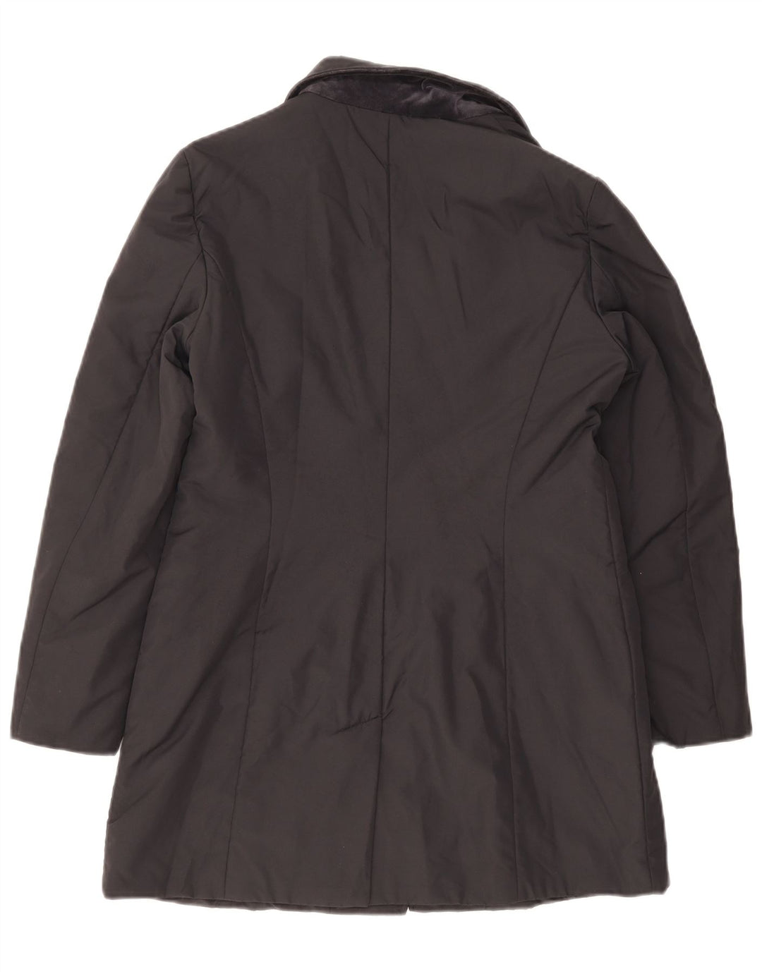 Max & Co. Dameoverfrakke UK 16 Large Navy Blue Polyester