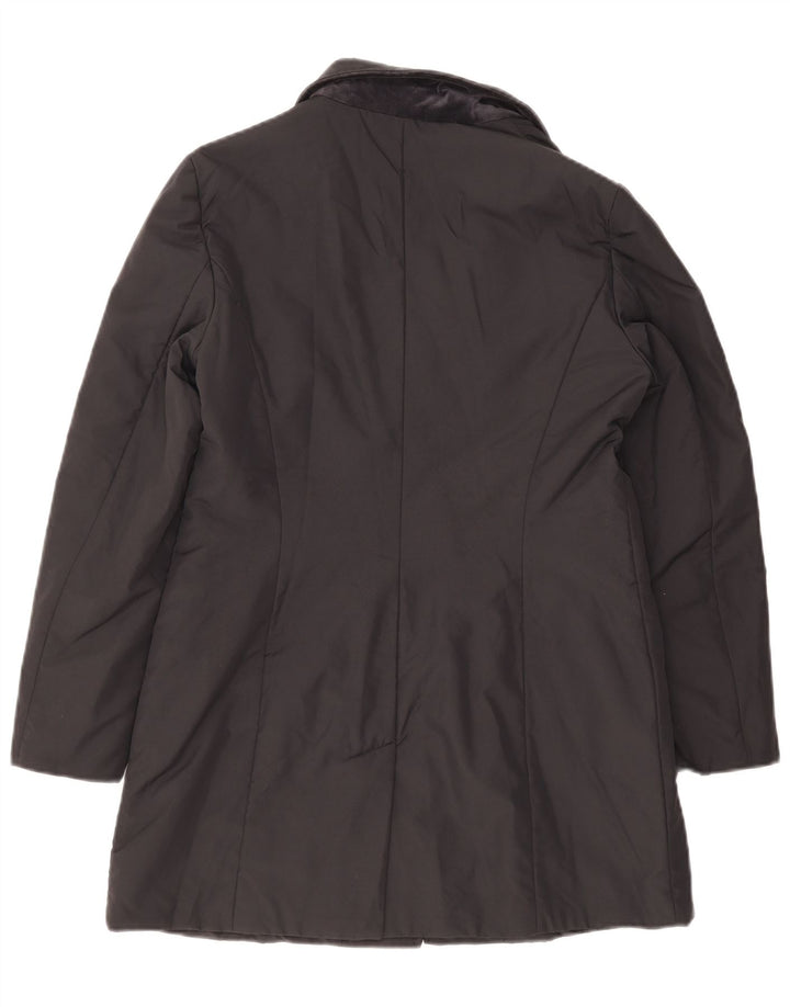 Max & Co. Dameoverfrakke UK 16 Large Navy Blue Polyester