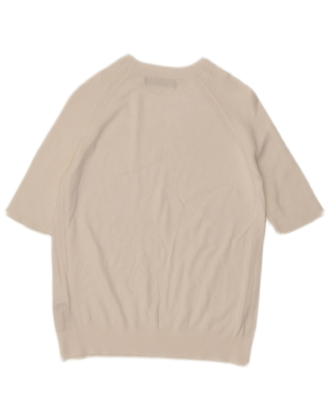 Marks & Spencer Dame Boat Neck Jumper Sweater UK 10 Small White