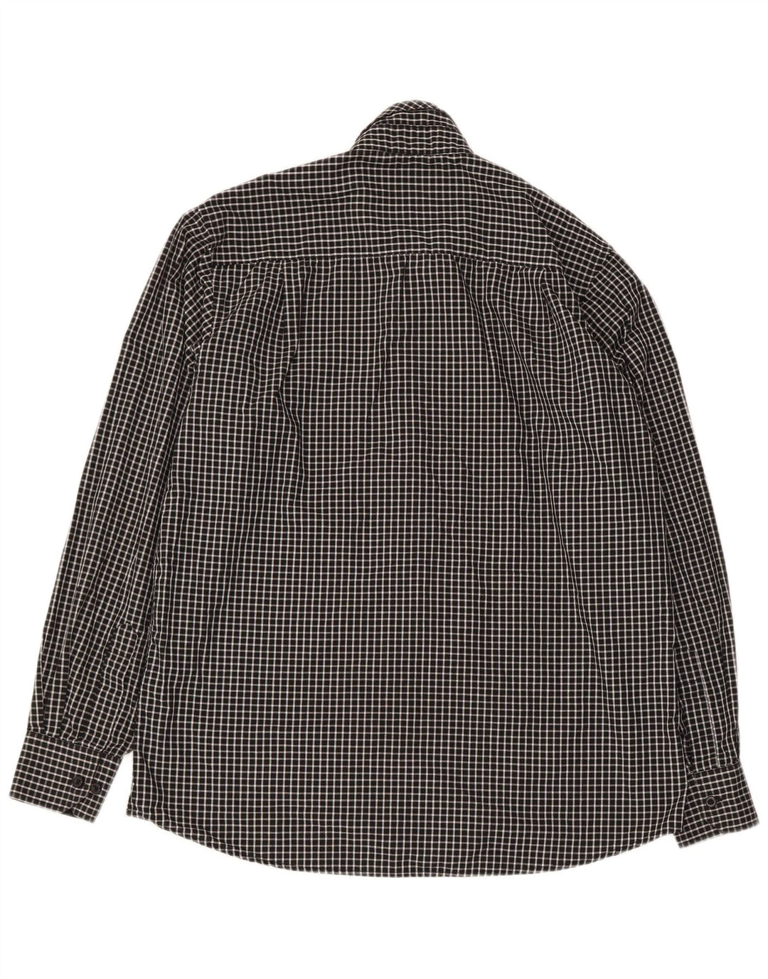 Pierre Cardin Herre Regular Fit skjorte Stor sort ternet