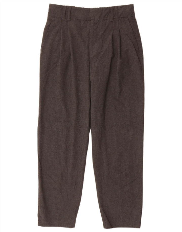 Zara Womens Pegged Chino Bukser EU 36 Small W26 L25 Grå Polyester