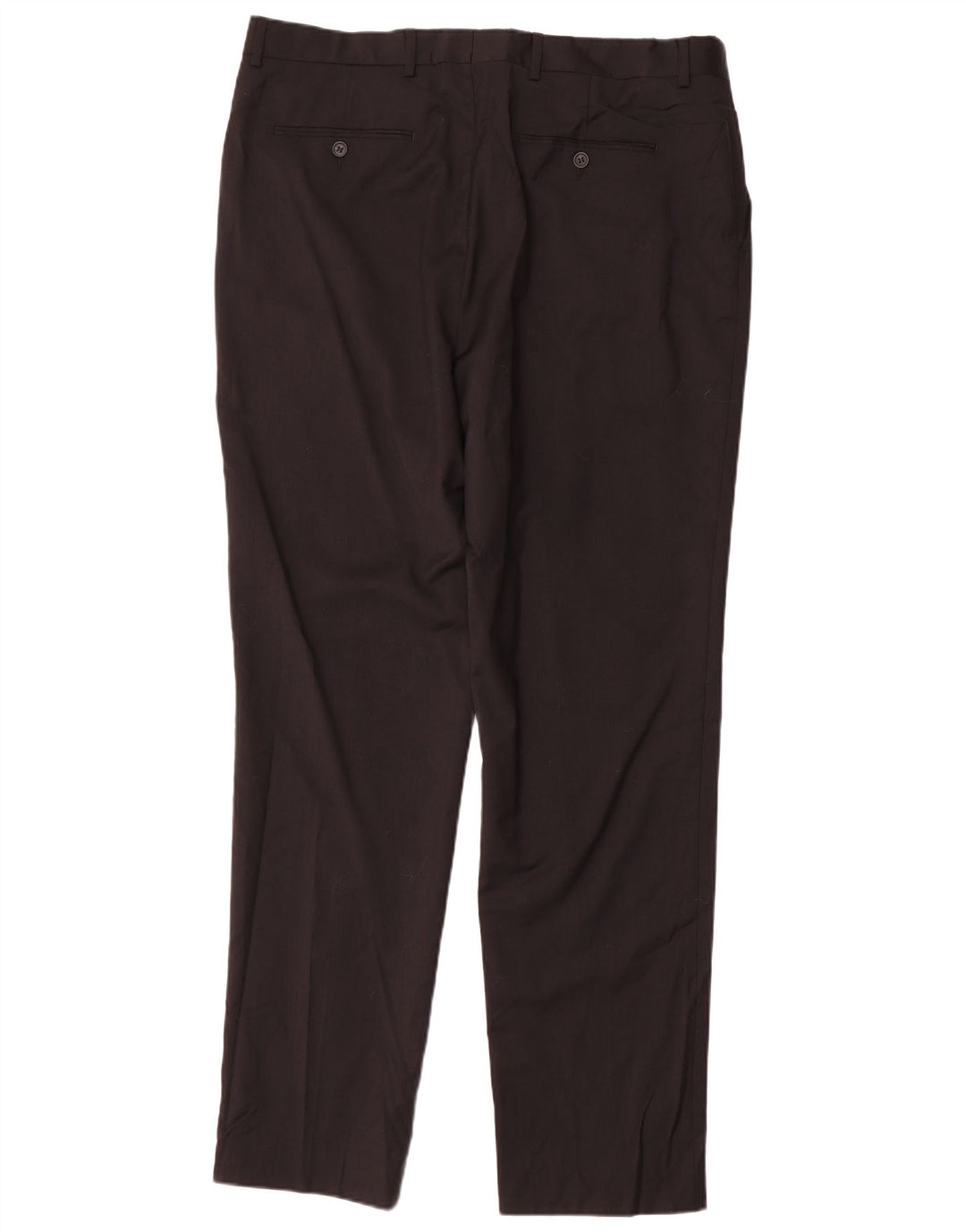 Jaeger Herre Slim Casual Bukser W38 L33 Sort Uld