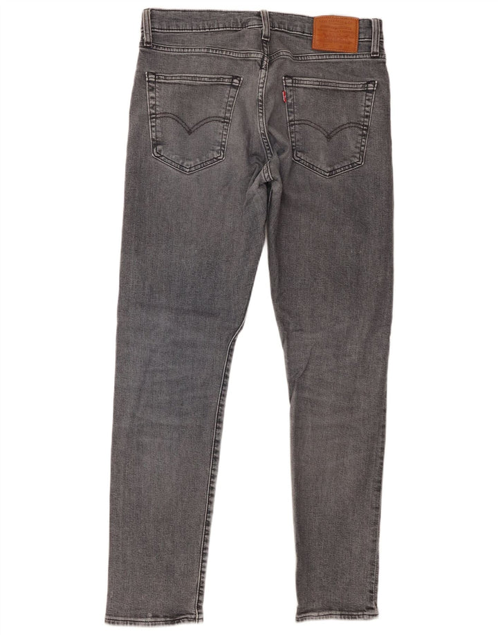 Levi's Herre 512 Slim Tapered Jeans W33 L32 Grå Bomuld
