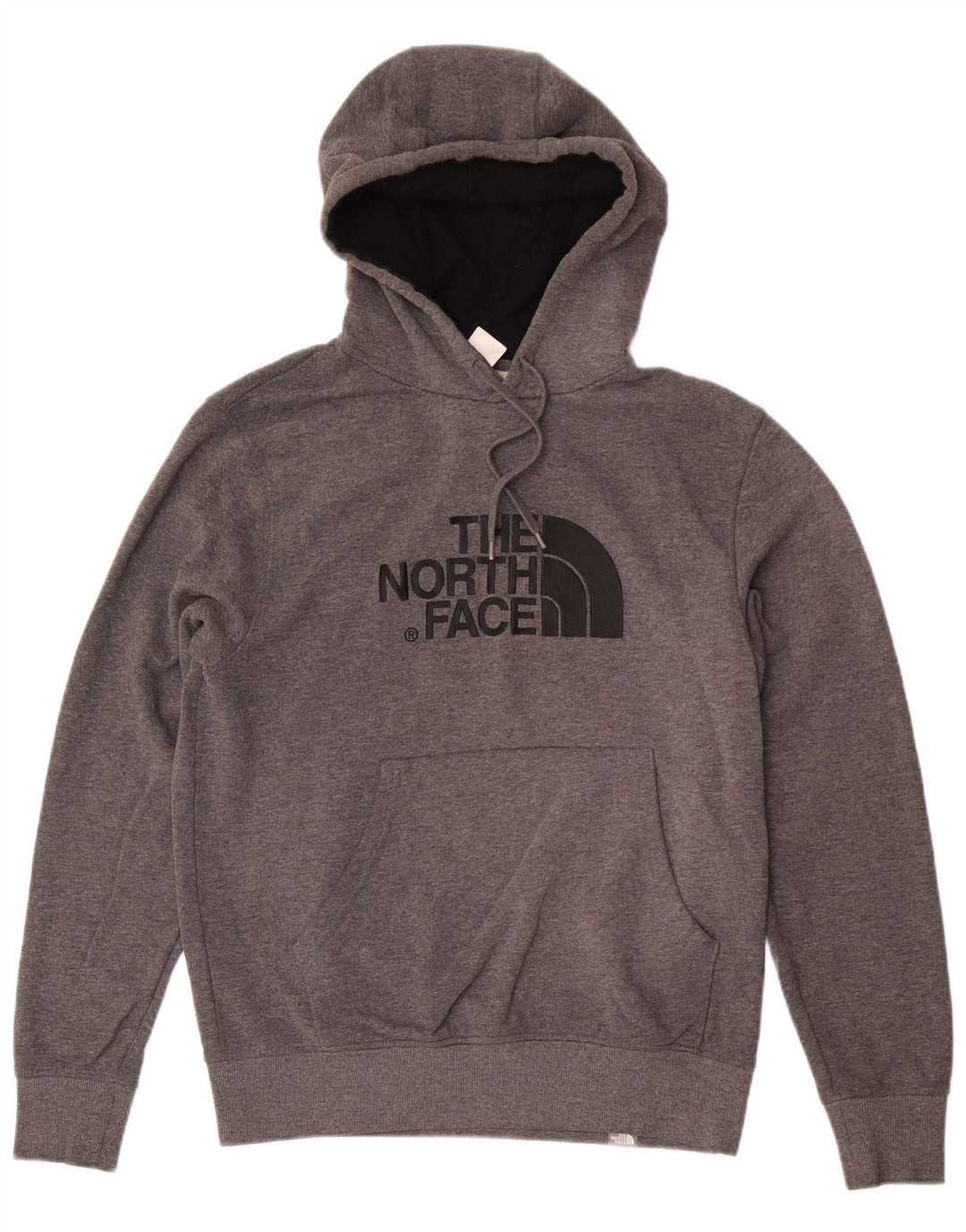 The North Face Herre Grafisk Regular Fit Hoodie Jumper Medium Grey Flecked