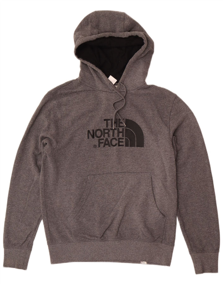 The North Face Herre Grafisk Regular Fit Hoodie Jumper Medium Grey Flecked