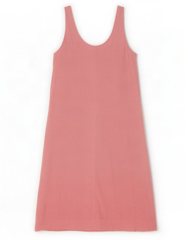 Marks & Spencer Dame Ærmeløs Shift Dress UK 12 Medium Pink Flecked