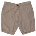 Marks & Spencer Herre Chino Shorts Large W34 Grå Linned