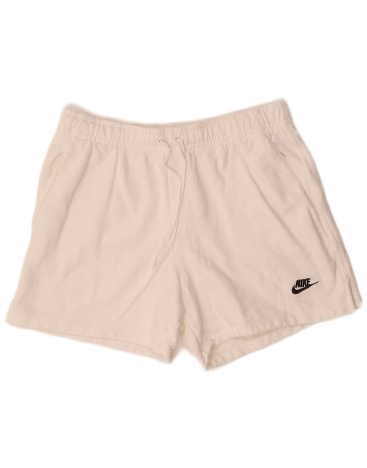 NIKE Sportshorts til mænd XL Hvid Bomuld