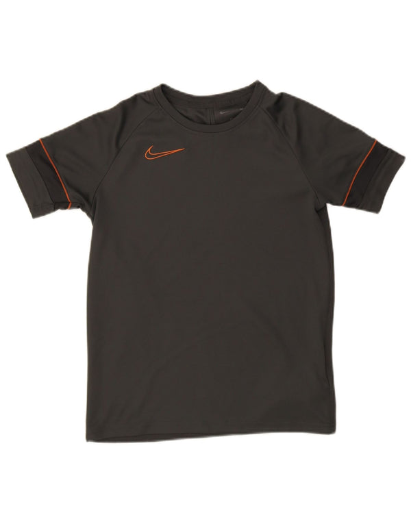 Nike Boys T-Shirt Top 12-13 år Large Grå Polyester Sports