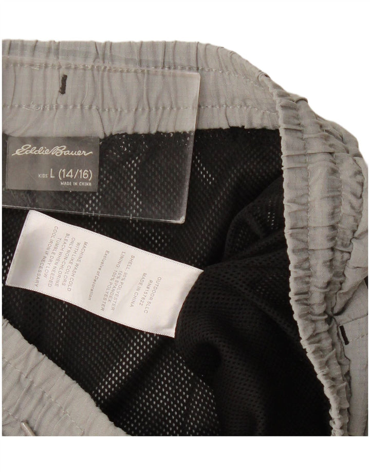 Eddie Bauer Drenge Sportsshorts 14-15 År Stor Grå Polyester