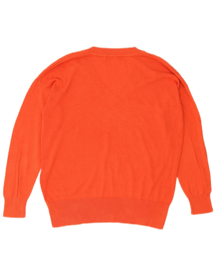 Marks & Spencer Dame V-hals sweater UK 14 Medium Rød