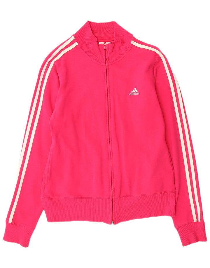 Adidas træningsdragt topjakke til kvinder UK 10 Small Pink Bomuld
