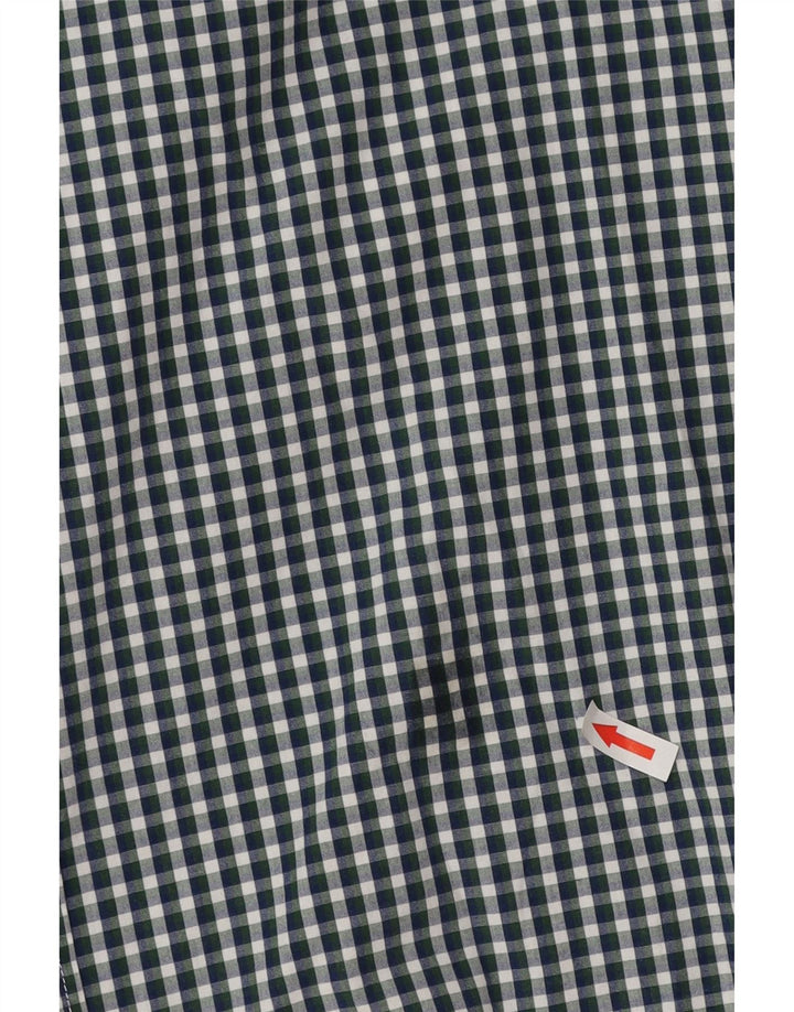 Trussardi Jeans Herreskjorte str. 42 Stor flerfarvet Gingham