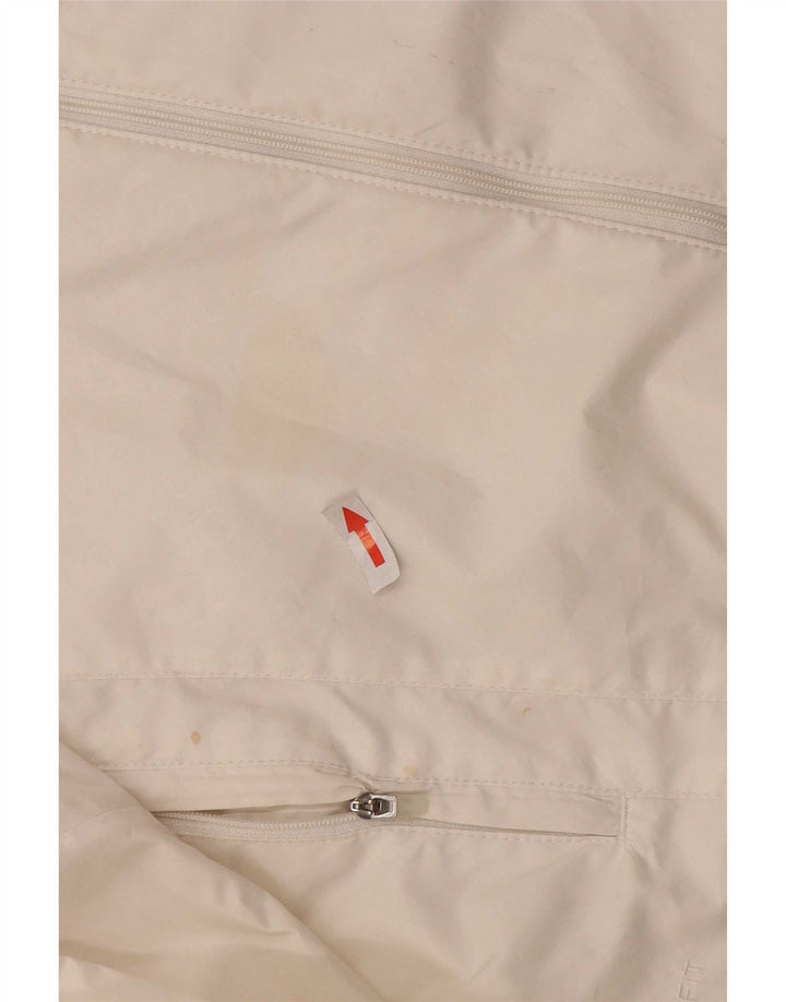 Nike træningsdragt topjakke til kvinder UK 10/12 Medium White Polyester