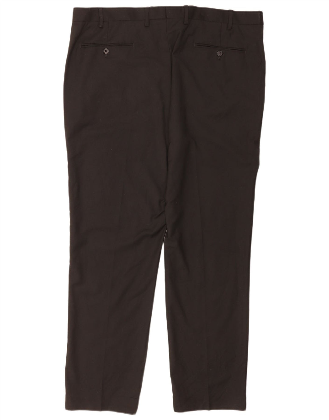 Marks & Spencer Herre Regular Fit Suit Bukser W40 L31 Sort polyester