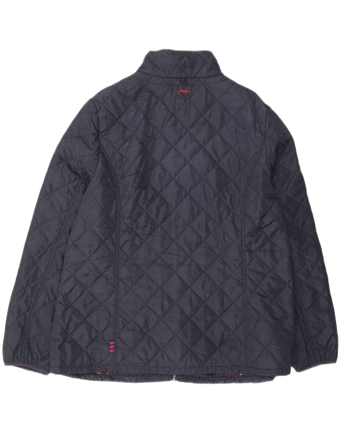 Joules Quiltet jakke til kvinder UK 18 XL Navy Blue Polyester