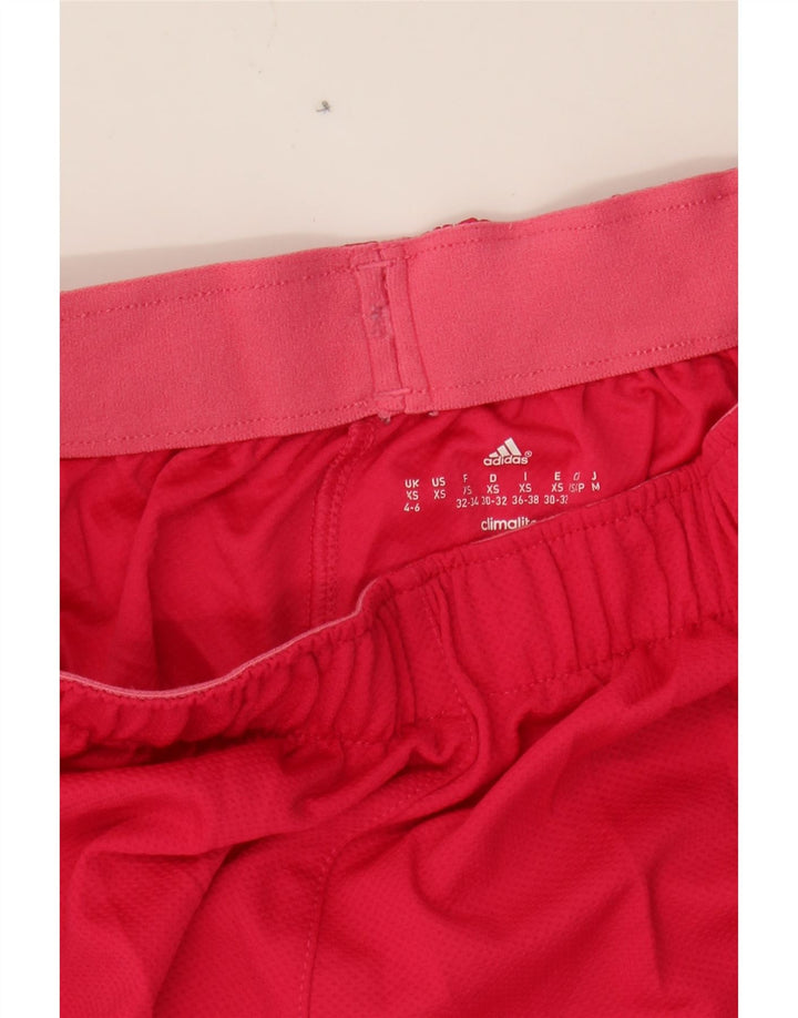 ADIDAS Womens Sport Shorts UK 4/6 XS  Pink Polyester Vintage Adidas and Second-Hand Adidas from Messina Hembry 