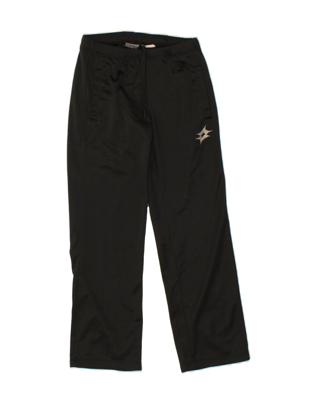 LOTTO Girls Tracksuit Trousers 9-10 Years Black Vintage Lotto and Second-Hand Lotto from Messina Hembry 