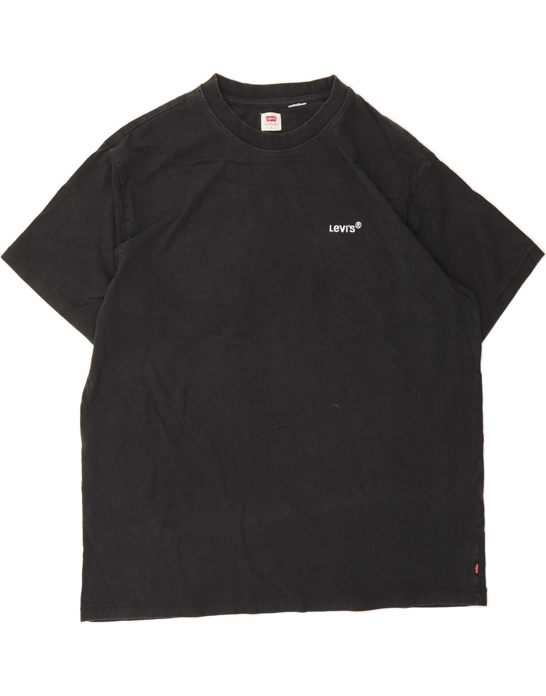 LEVI'S Mens T-Shirt Top Large Black Cotton Vintage Levi's and Second-Hand Levi's from Messina Hembry 