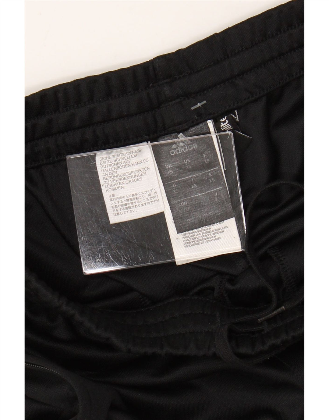 Adidas Womens Climalite træningsdragt Bukser UK 6 XS Sort Polyester