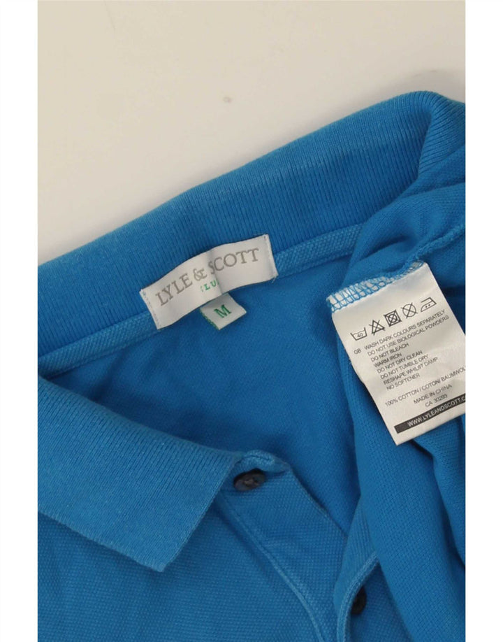 Lyle & Scott herre poloshirt mellemblå bomuld
