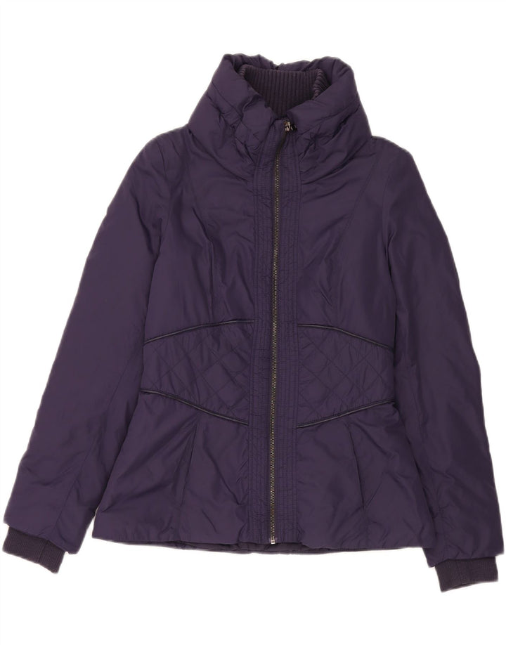 Zara Dame Polstret Jakke UK 10 Lille Lilla
