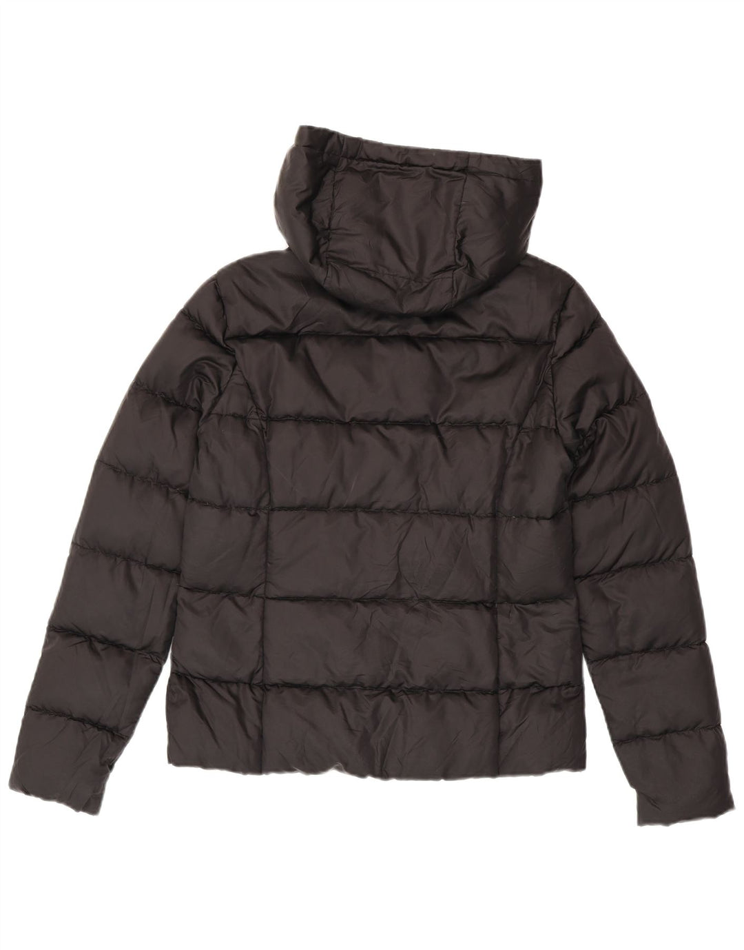 Ellesse Womens Heritage hættepolstret jakke UK 10 Small Black Nylon