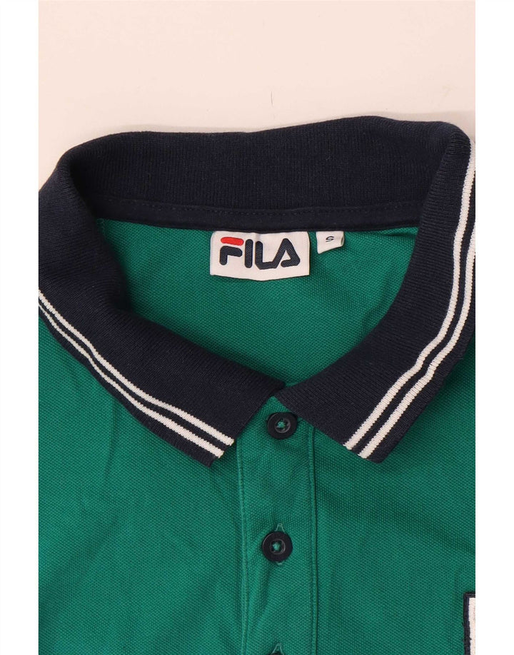 Fila Polo Shirt til mænd Lille Grøn Colourblock