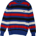 HARMONT & BLAINE Boys Crew Neck Jumper Sweater 5-6 Years Blue Striped Vintage Harmont & Blaine and Second-Hand Harmont & Blaine from Messina Hembry 