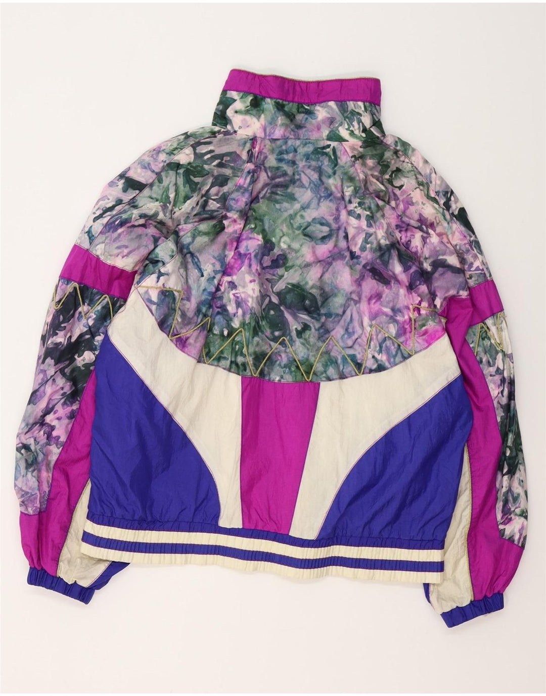 EAST WEST Dame Abstrakt mønster Skijakke UK 14 Medium Flerfarvet