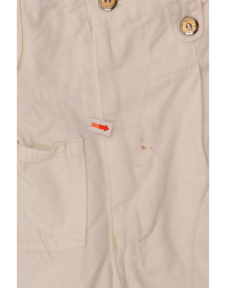 VINTAGE Womens High Waist Cargo Shorts W30 Medium  White Cotton Vintage Vintage and Second-Hand Vintage from Messina Hembry 