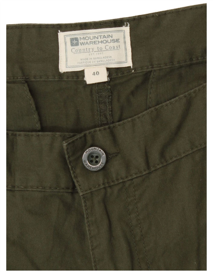Mountain Warehouse Herre Cargo Shorts W40 XL Khaki Bomuld