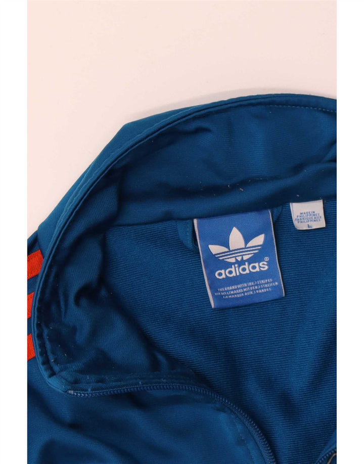 Adidas Træningsdragt til mænd, topjakke, stor marineblå polyester