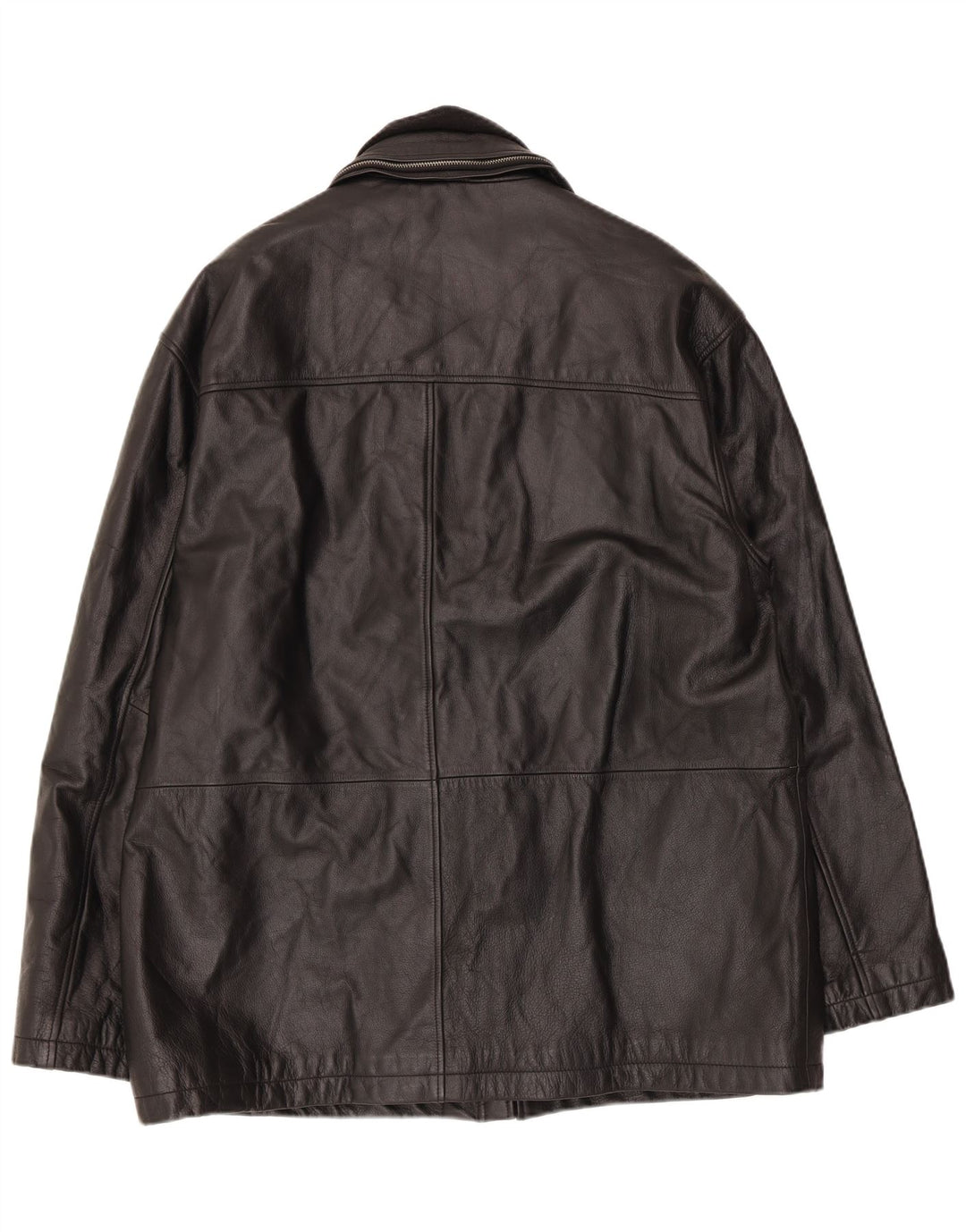 Kartel Herre Læderjakke UK 42 XL Sort
