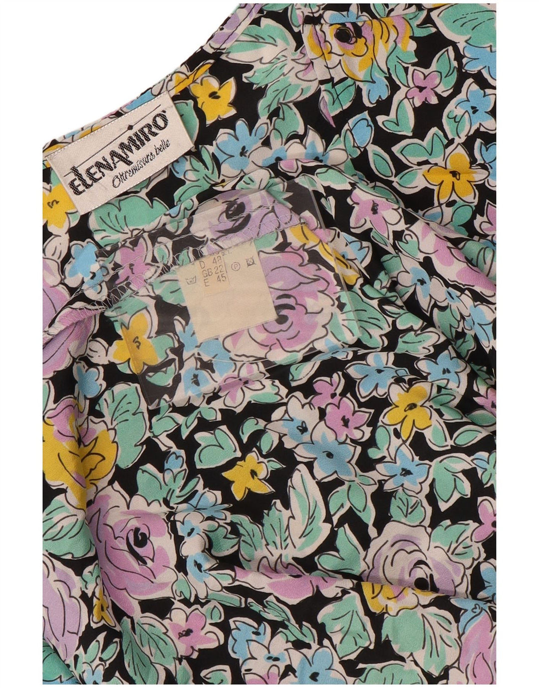 ELENA MIRO Langærmet Peplum-kjole til kvinder DK 22 3XL Flerfarvet blomster