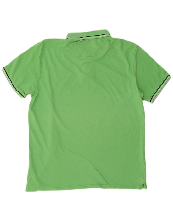 Champion Herre Polo Shirt XL Grøn Bomuld